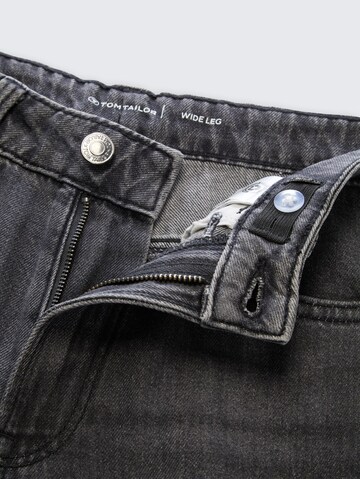 TOM TAILOR Wide leg Jeans in Grey