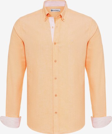Dandalo Regular fit Button Up Shirt in Orange: front