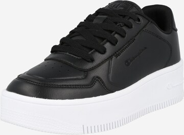 Champion Authentic Athletic Apparel Sneakers 'REBOUND' in Black: front