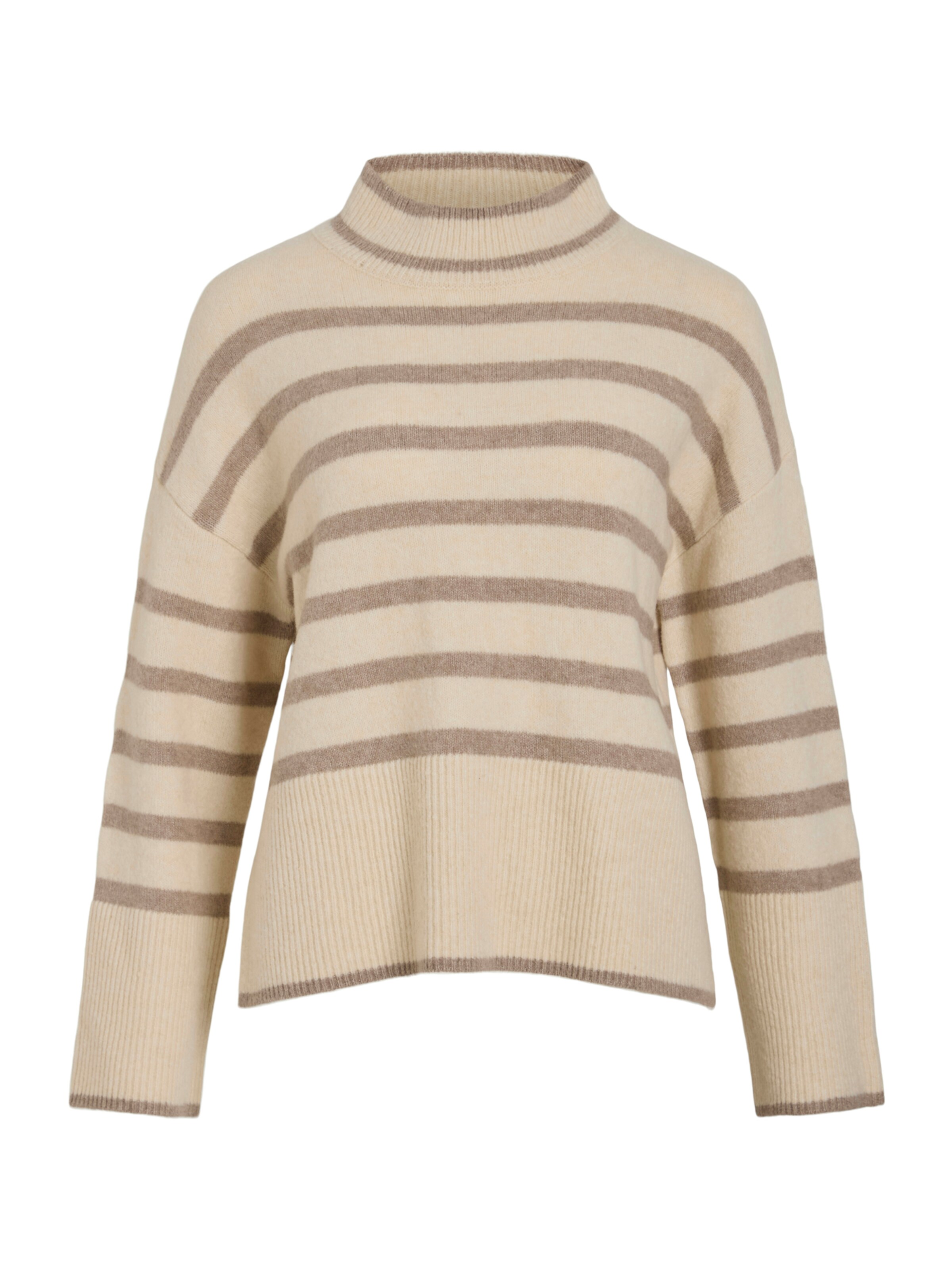 VILA Avara lõikega kampsun 'VILAVINIA', värv beež: eest vaates