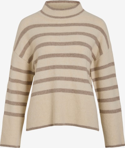 VILA Oversized neulepaita 'VILAVINIA' värissä kerma / tummabeige, Tuotenäkymä