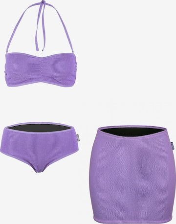 BECO the world of aquasports Bikini in Lila: Vorderseite