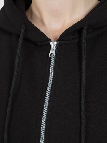 Smilodox Zip-Up Hoodie 'Eda ' in Black