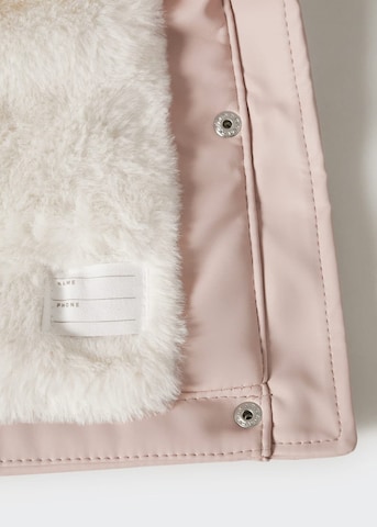 MANGO KIDS Between-Season Jacket in Pink