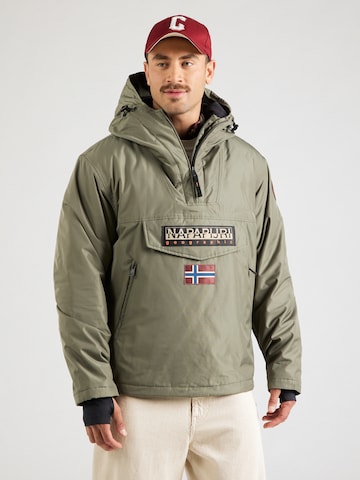 Veste mi-saison 'RAINFOREST NEXT' NAPAPIJRI en vert : devant