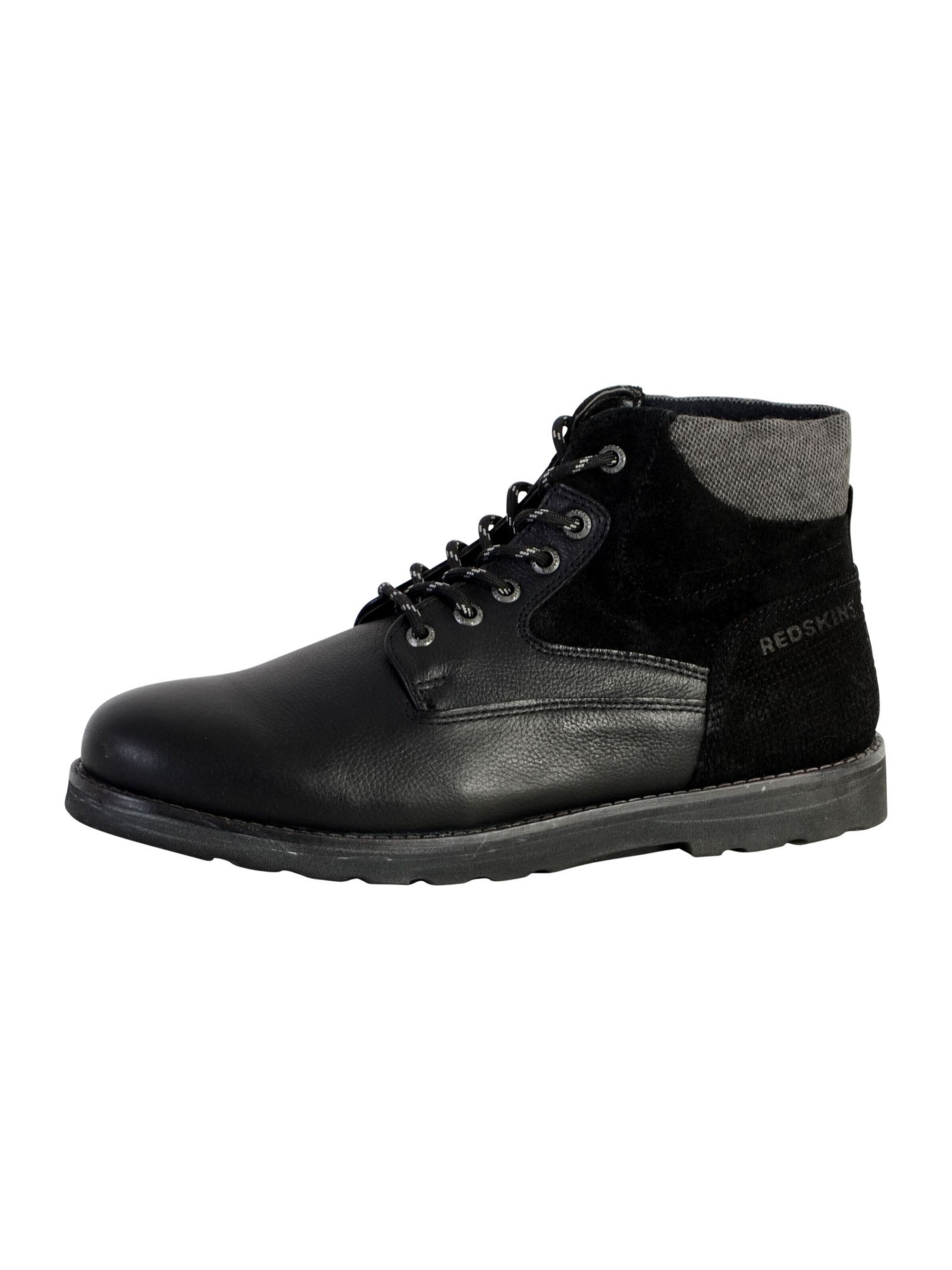 REDSKINS - Calzado deportivo con cordones en negro: frente