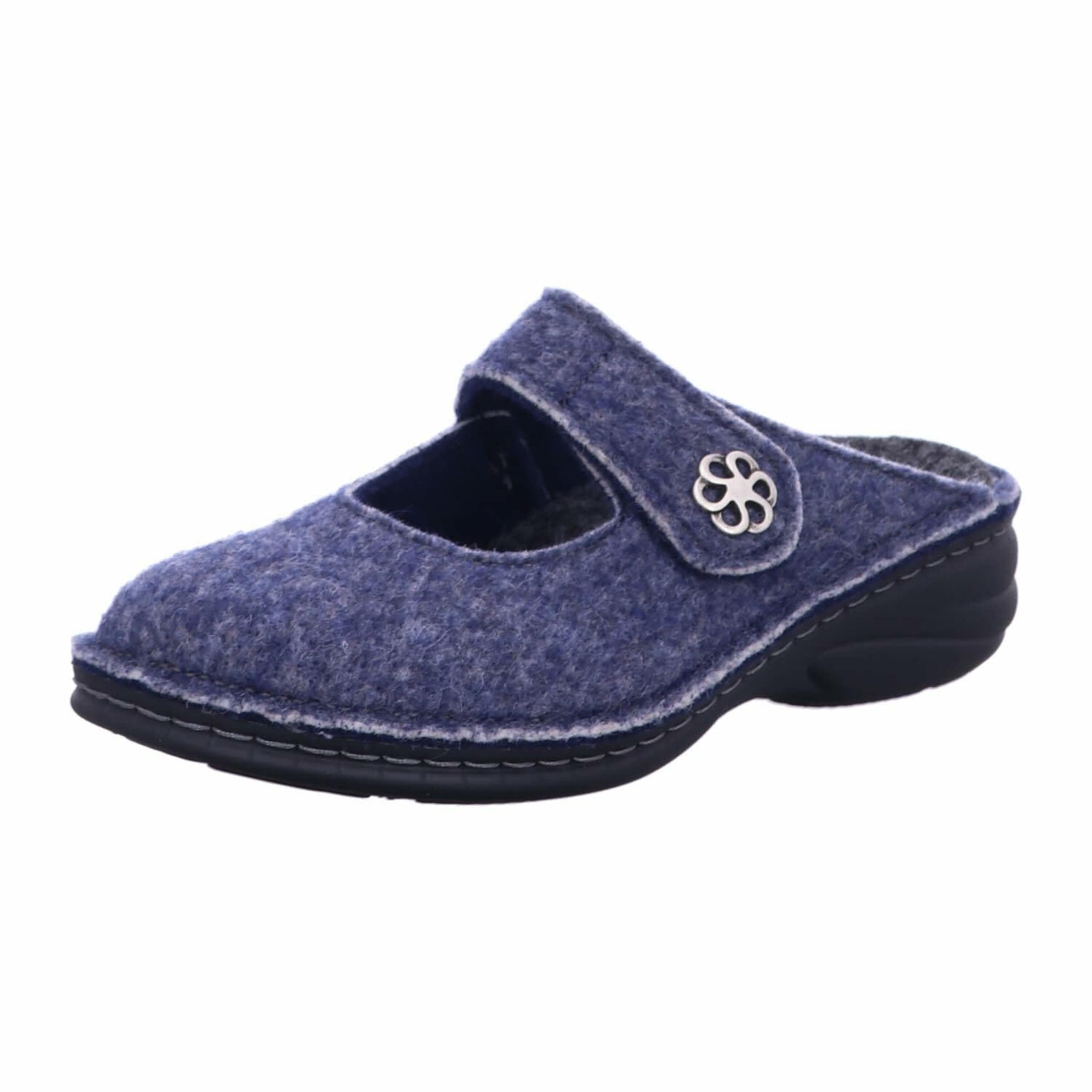 Finn Comfort Slipper in Blau: Vorderseite