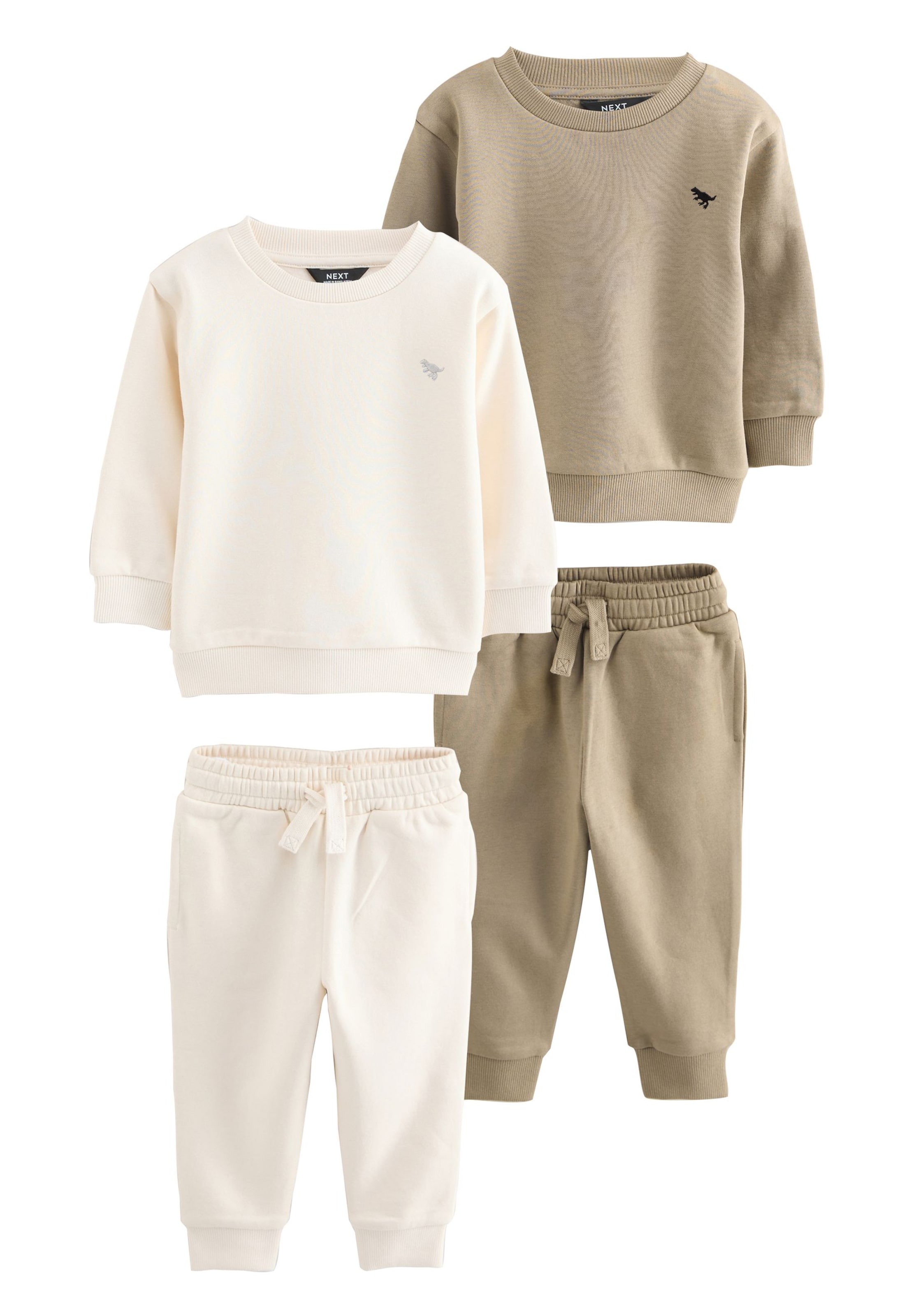 Next Облекло за бягане в кафяво: отпред