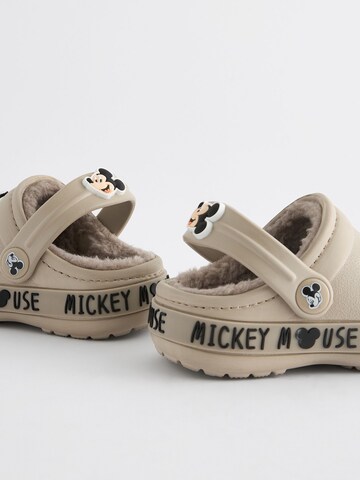Pantoufle 'Mickey Mouse' Next en beige