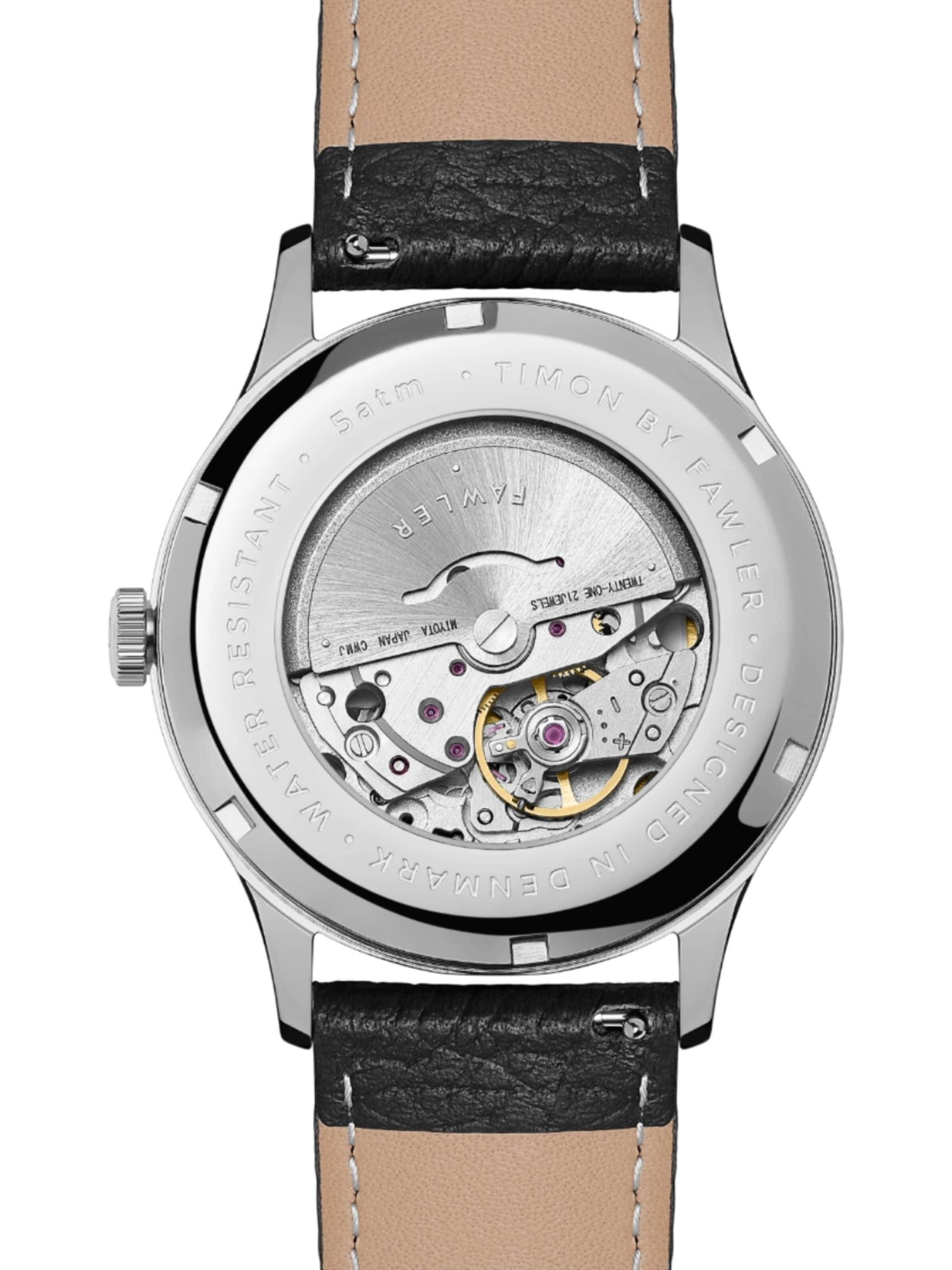 Fawler Analog watch 'Timon' in Black
