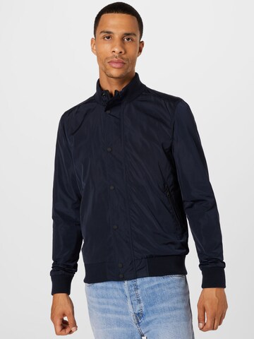 Superdry Between-season jacket 'Studio Harrington' in Blue: front