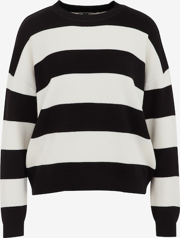 WE Fashion Πουλόβερ σε μαύρο: μπροστά