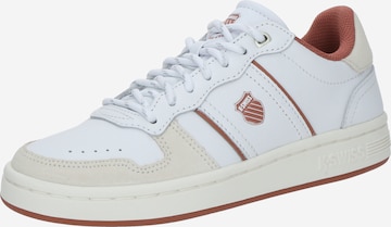 Sneaker bassa 'LOZAN' di K-SWISS in bianco: frontale