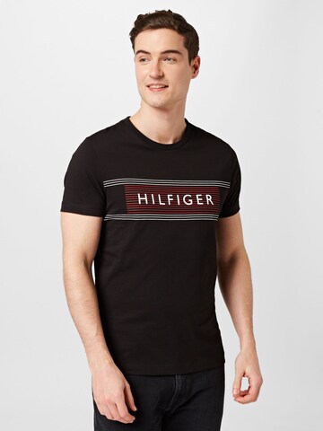 TOMMY HILFIGER Shirt in Zwart: voorkant