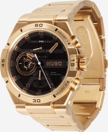 Orologio analogico 'Wild' di HUGO in oro: frontale