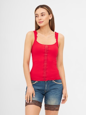 TOOche Top 'Ella' in Red: front