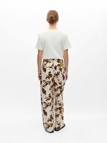 OBJECT - Barrel Pantalón plisado 'OBJMolina' en beige