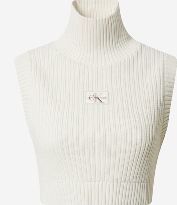 Calvin Klein Jeans Sweater in Beige: front