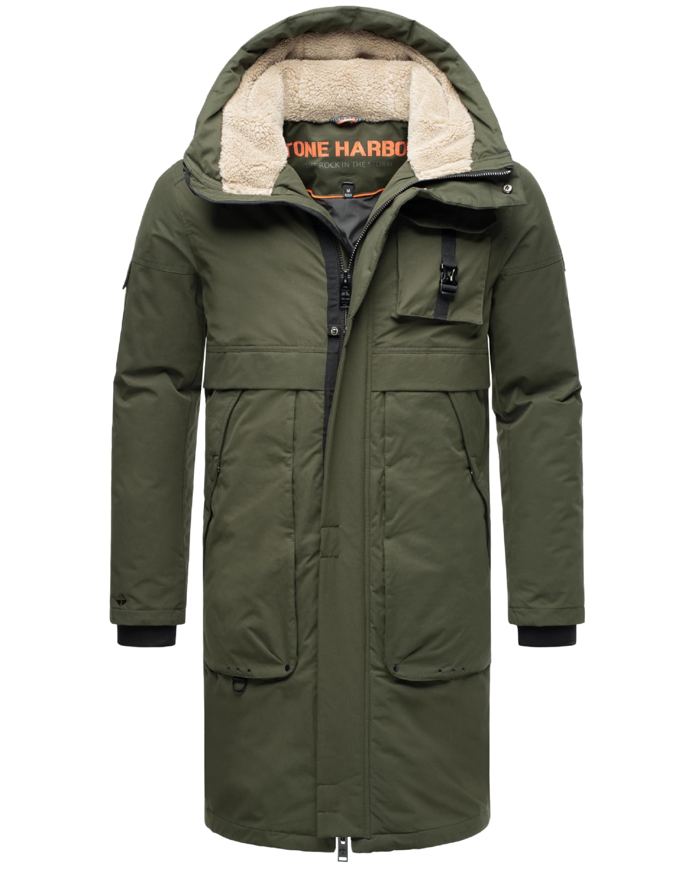 STONE HARBOUR - Sobretudo de inverno 'Cyriaan XX' em verde