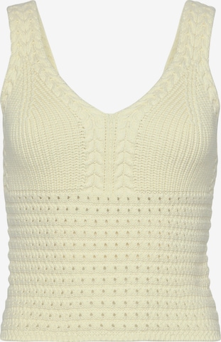 Top in maglia di LASCANA in beige: frontale