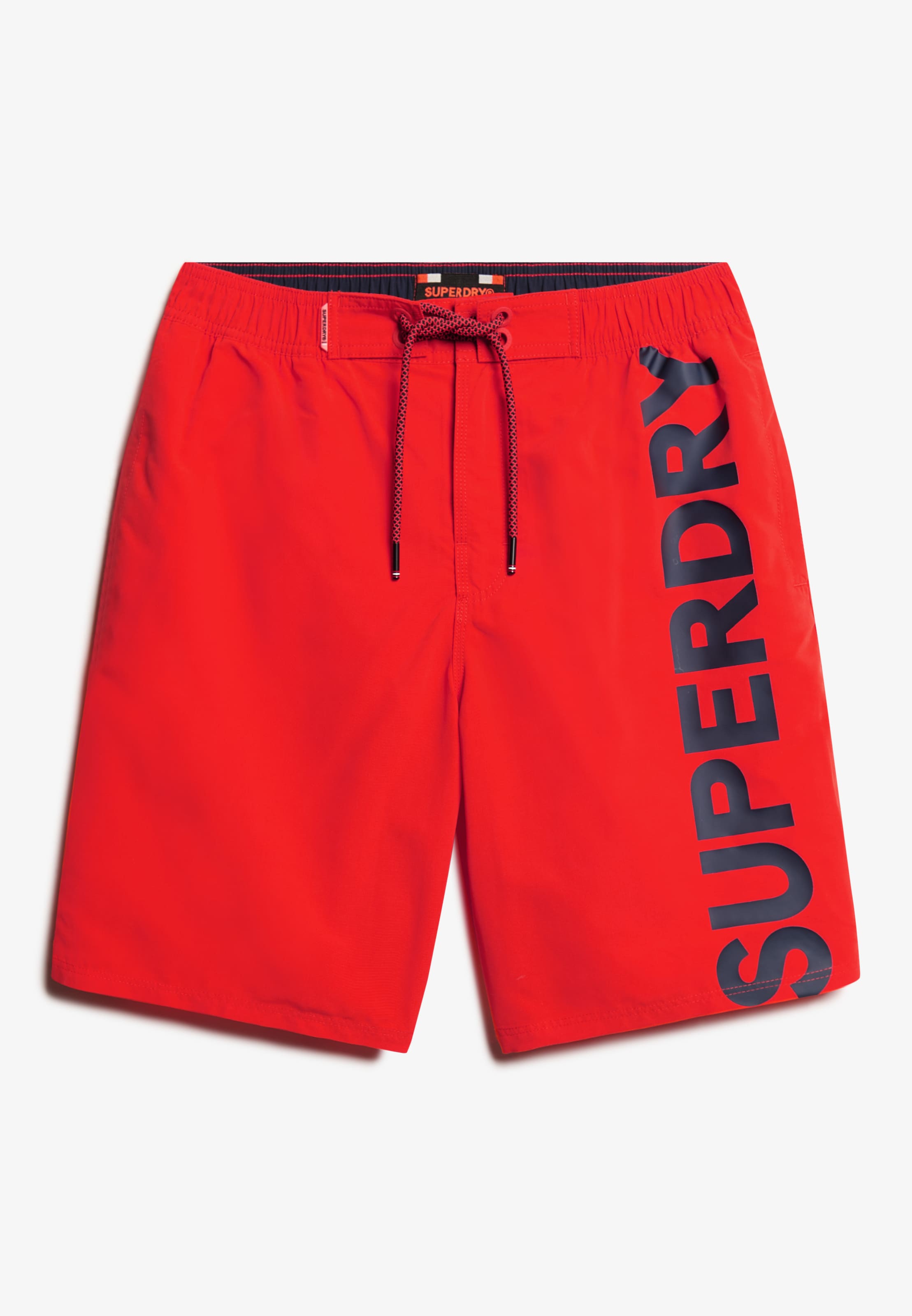 Superdry Boardshorts in Rood: voorkant
