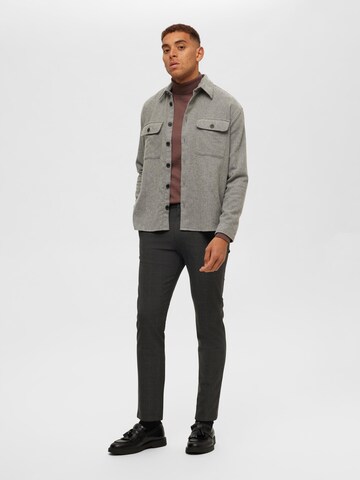 SELECTED HOMME Slimfit Broek 'Robert' in Grijs