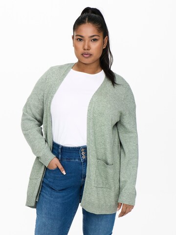 ONLY Carmakoma Knit cardigan 'Esly' in Green