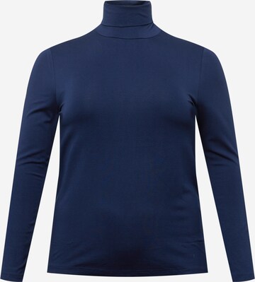 Lauren Ralph Lauren Plus Shirt 'ALANA' in Blau: predná strana