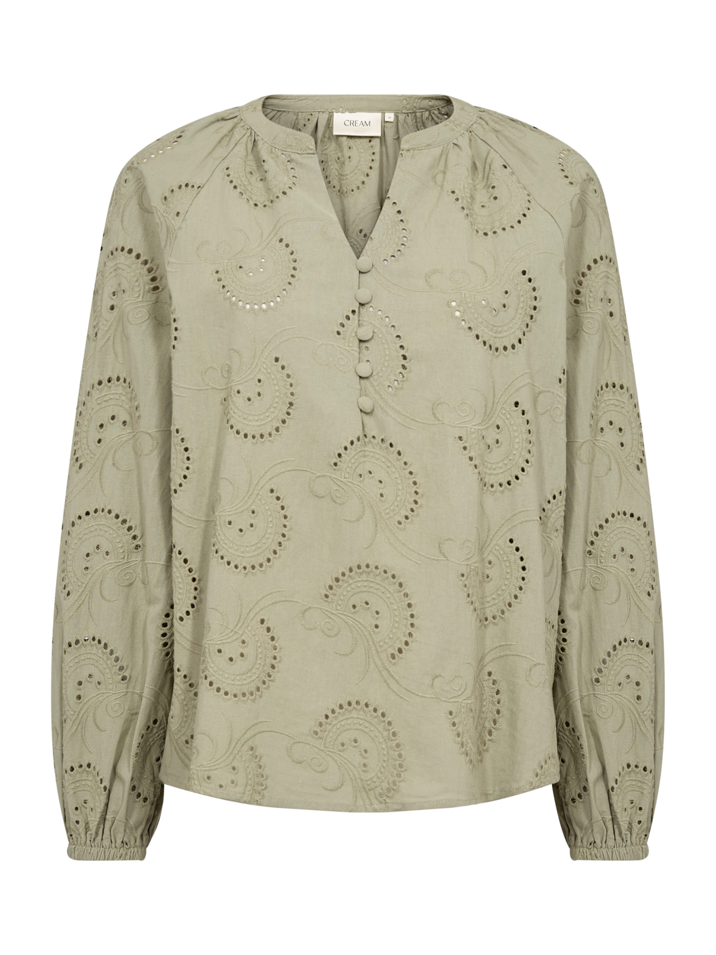 Bluză 'CR Delia' de la Cream pe verde: față