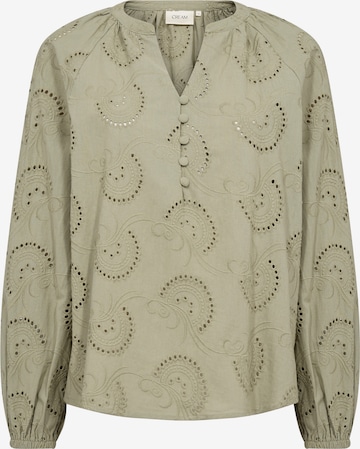 Cream Blouse 'CR Delia' in Groen: voorkant