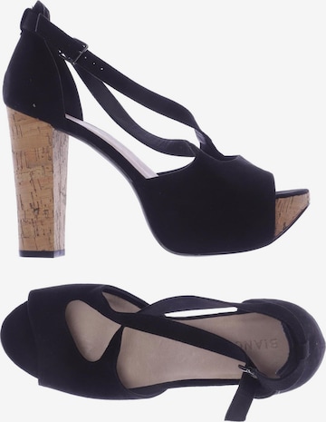 Bianco Sandals & High-Heeled Sandals in 40 in Black: front