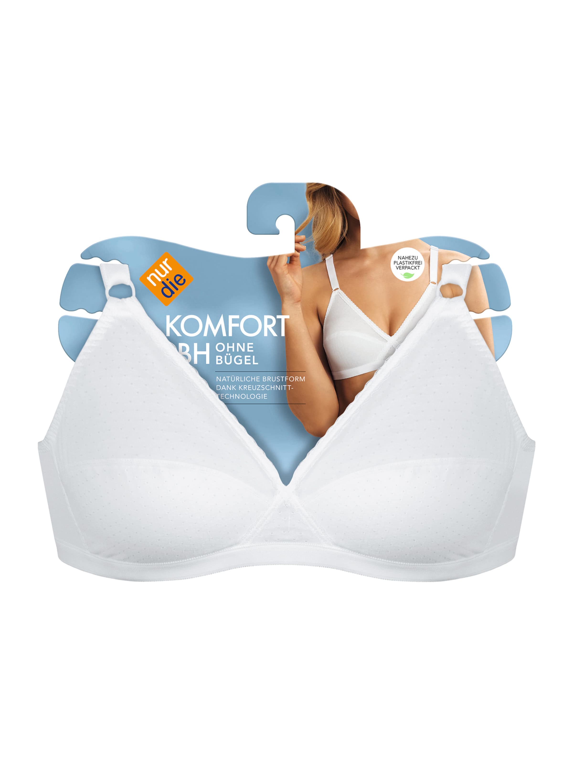 Nur Die Minimiser Bra ' Soft Cup Komfort ' in White
