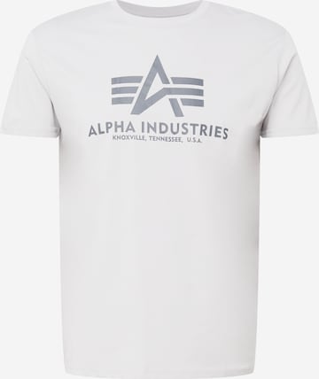 ALPHA INDUSTRIES Shirt in Grijs: voorkant