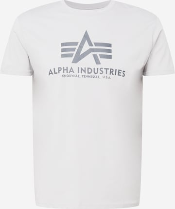 ALPHA INDUSTRIES Póló - szürke: elől