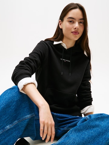 juoda Tommy Jeans Megztinis be užsegimo