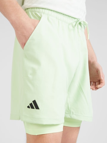 ADIDAS PERFORMANCE Regularen Športne hlače | zelena barva