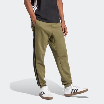 ADIDAS SPORTSWEAR Tapered Sports trousers 'Essentials' in Green: front