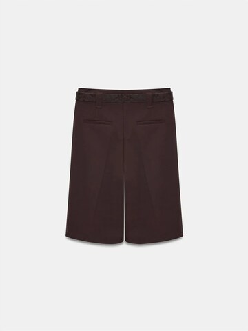 Dilvin Wide Leg Shorts in Braun