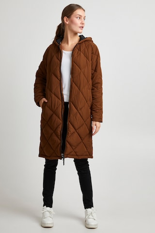 Oxmo Between-Seasons Coat 'Stanca' in Brown