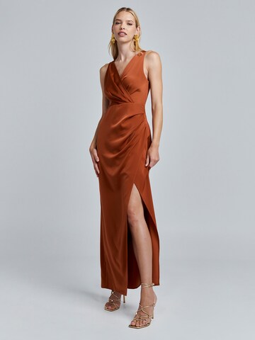 Robe de soirée 'Maleny' BWLDR en orange : devant