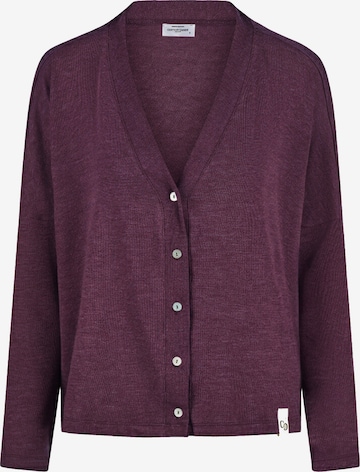 Cotton Candy Knit cardigan in Red: front