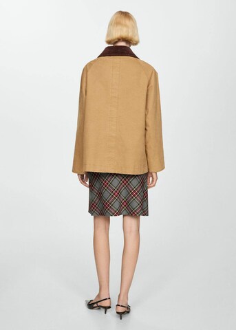 MANGO Parka 'Fire' in Braun