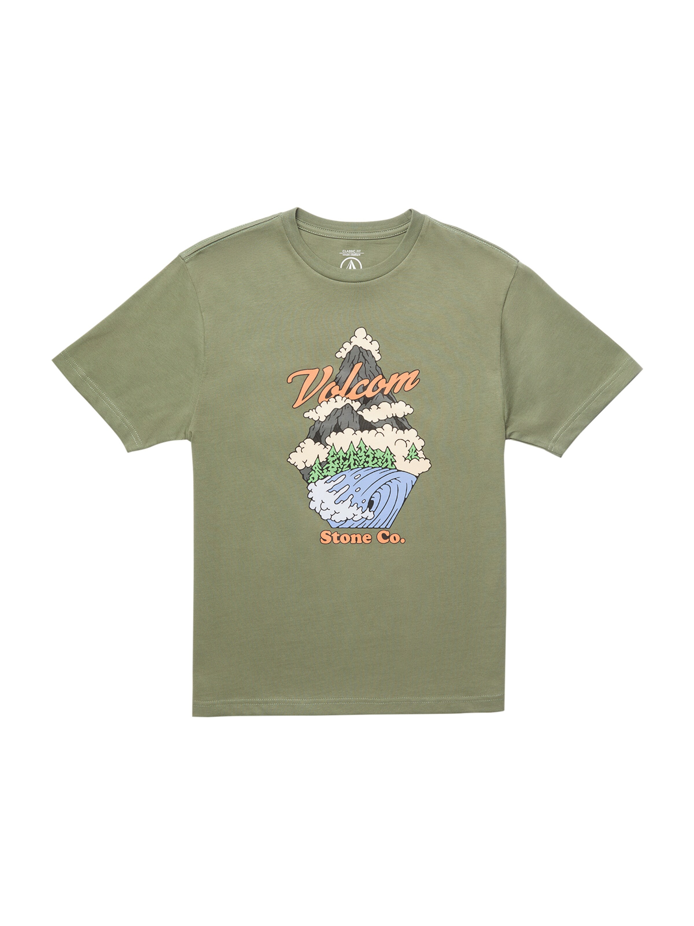 T-Shirt 'PNW' Volcom en marron : devant