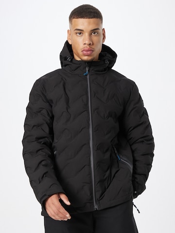 KILLTEC Outdoor jacket in Black: front