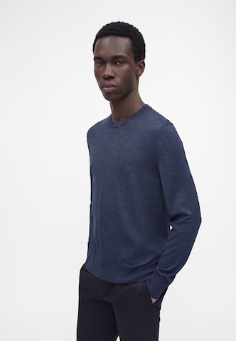 BOSS Sweater 'Leno' in Blue