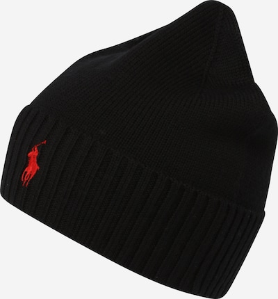 Polo Ralph Lauren Шапка в червено / черно, Преглед на продукта