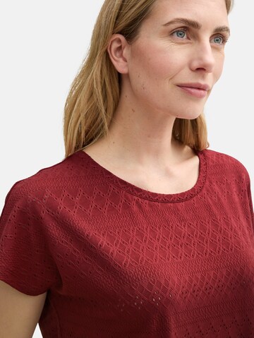 TOM TAILOR Shirt in Red