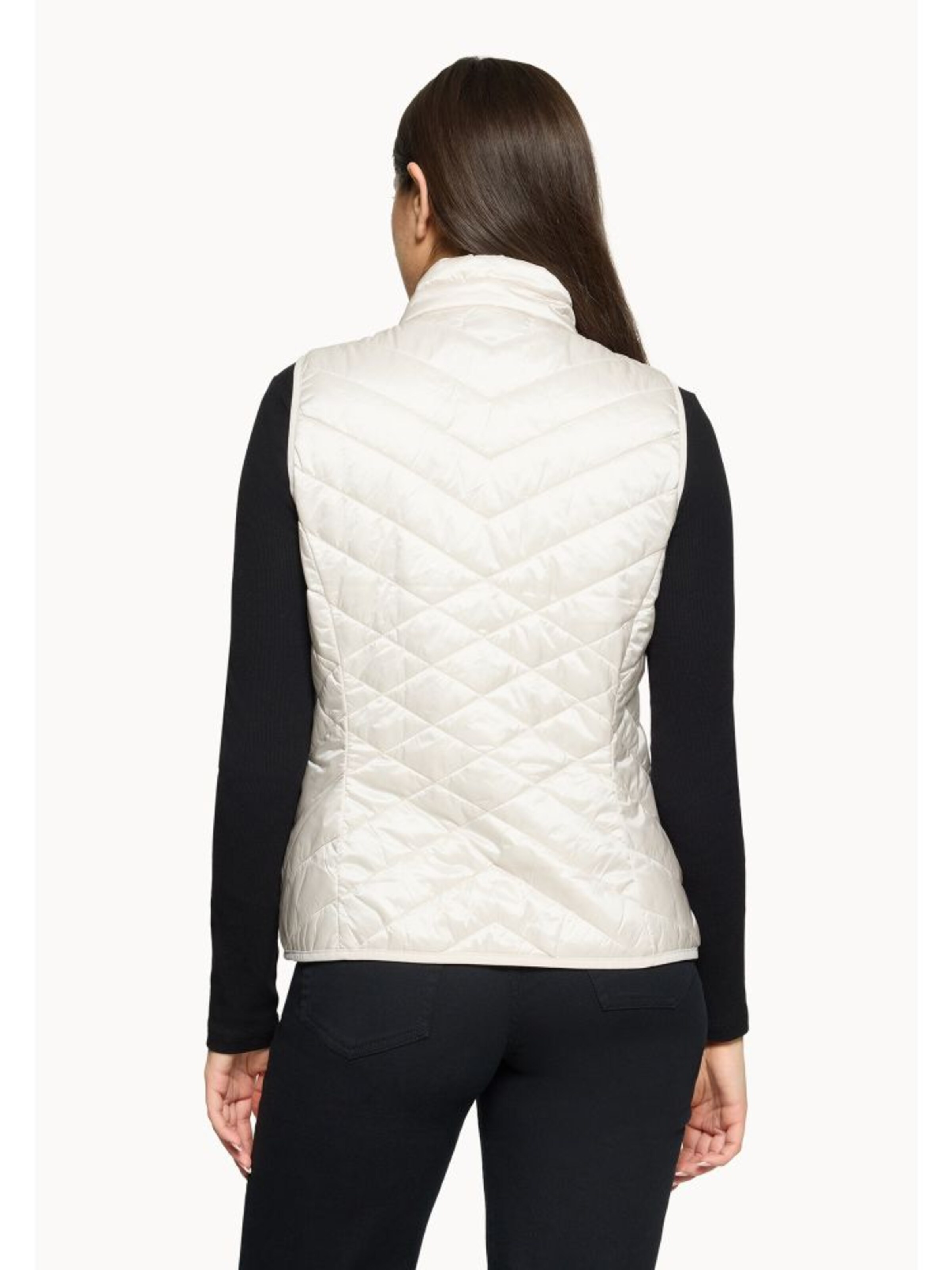 Betty Barclay Steppweste mit Reißverschluss in Beige