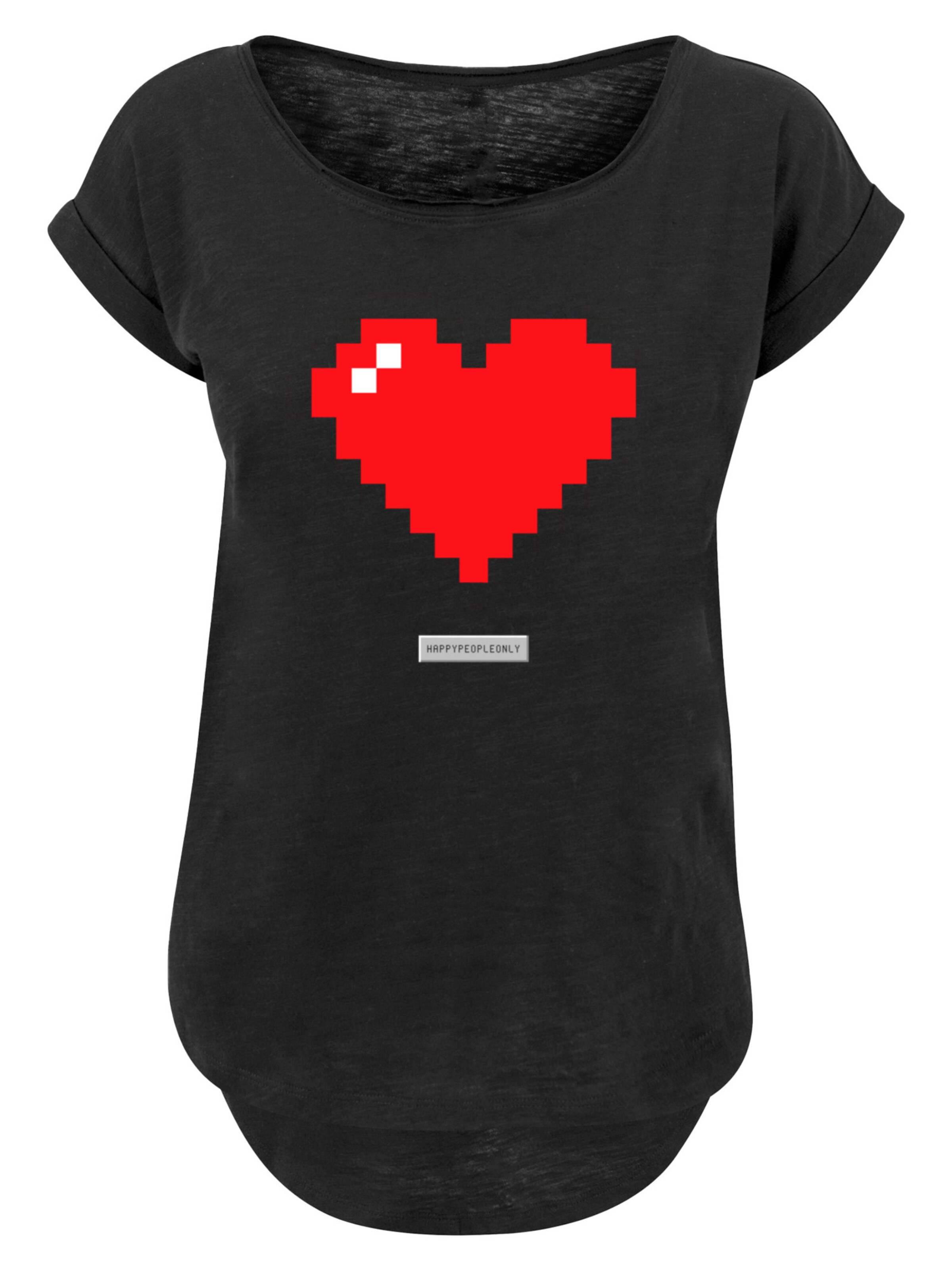 F4NT4STIC Shirt in Zwart: voorkant