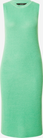 VERO MODA Stickad klänning 'NEWLEXSUN' i grön: framsida